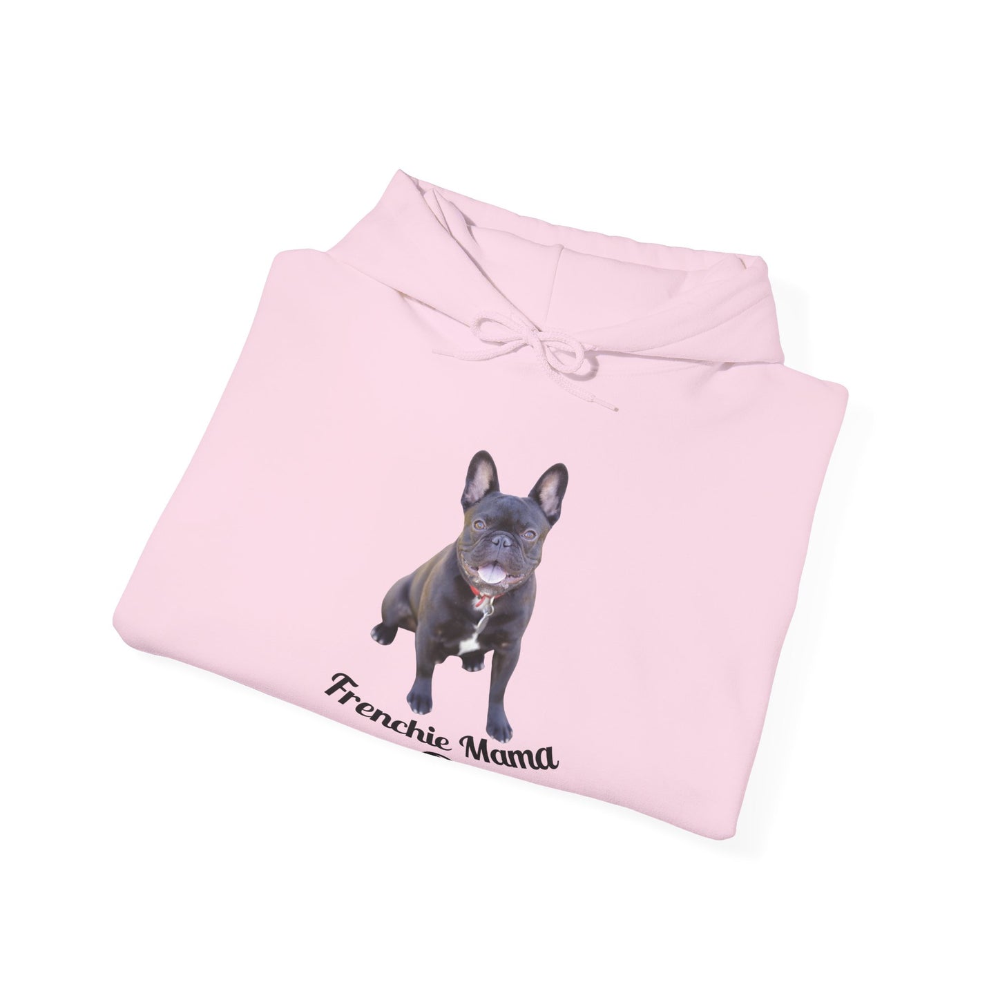 Frenchie Mama Unisex Heavy Blend Hoodie - Cozy Pet Lover Sweatshirt