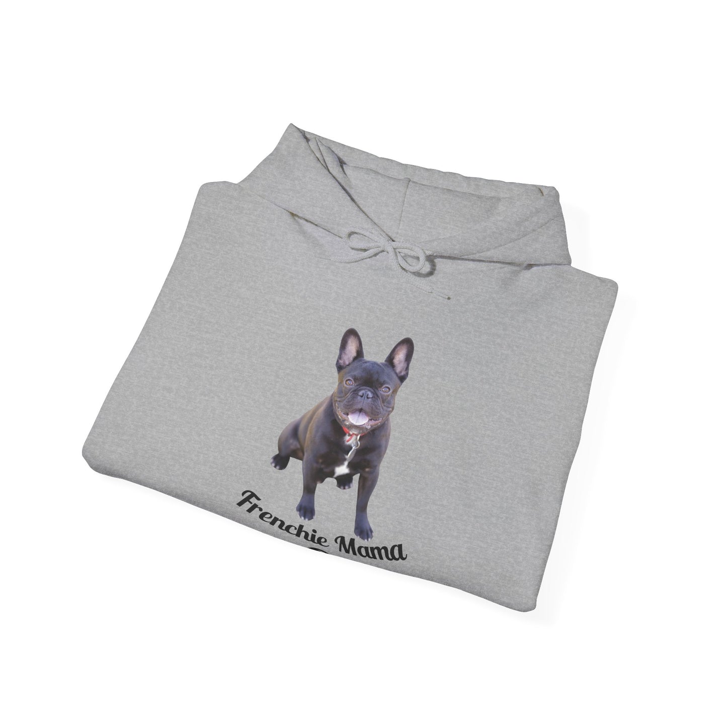 Frenchie Mama Unisex Heavy Blend Hoodie - Cozy Pet Lover Sweatshirt