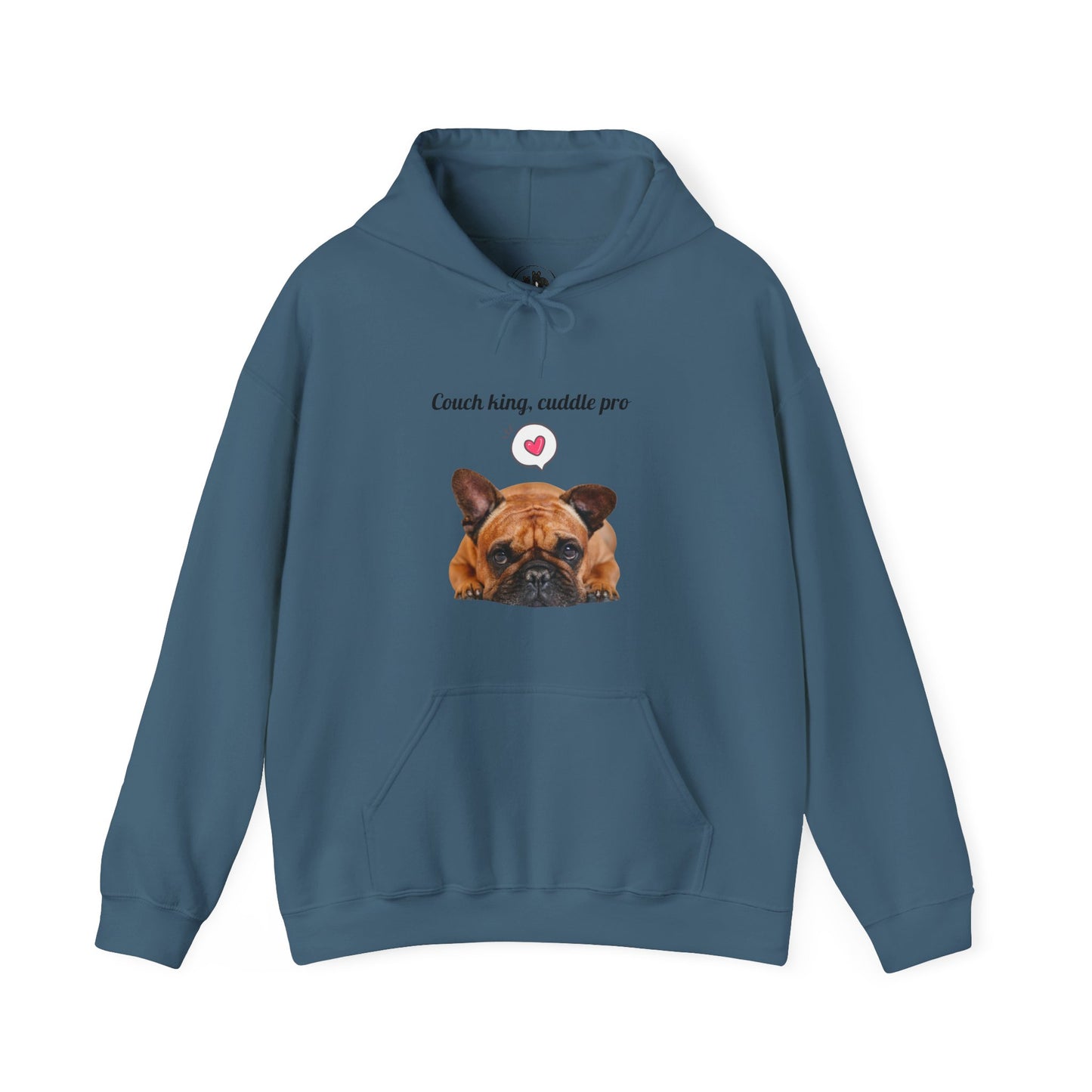 Couch King Cuddle Pro French Bulldog Hoodie - Cozy Sweatshirt