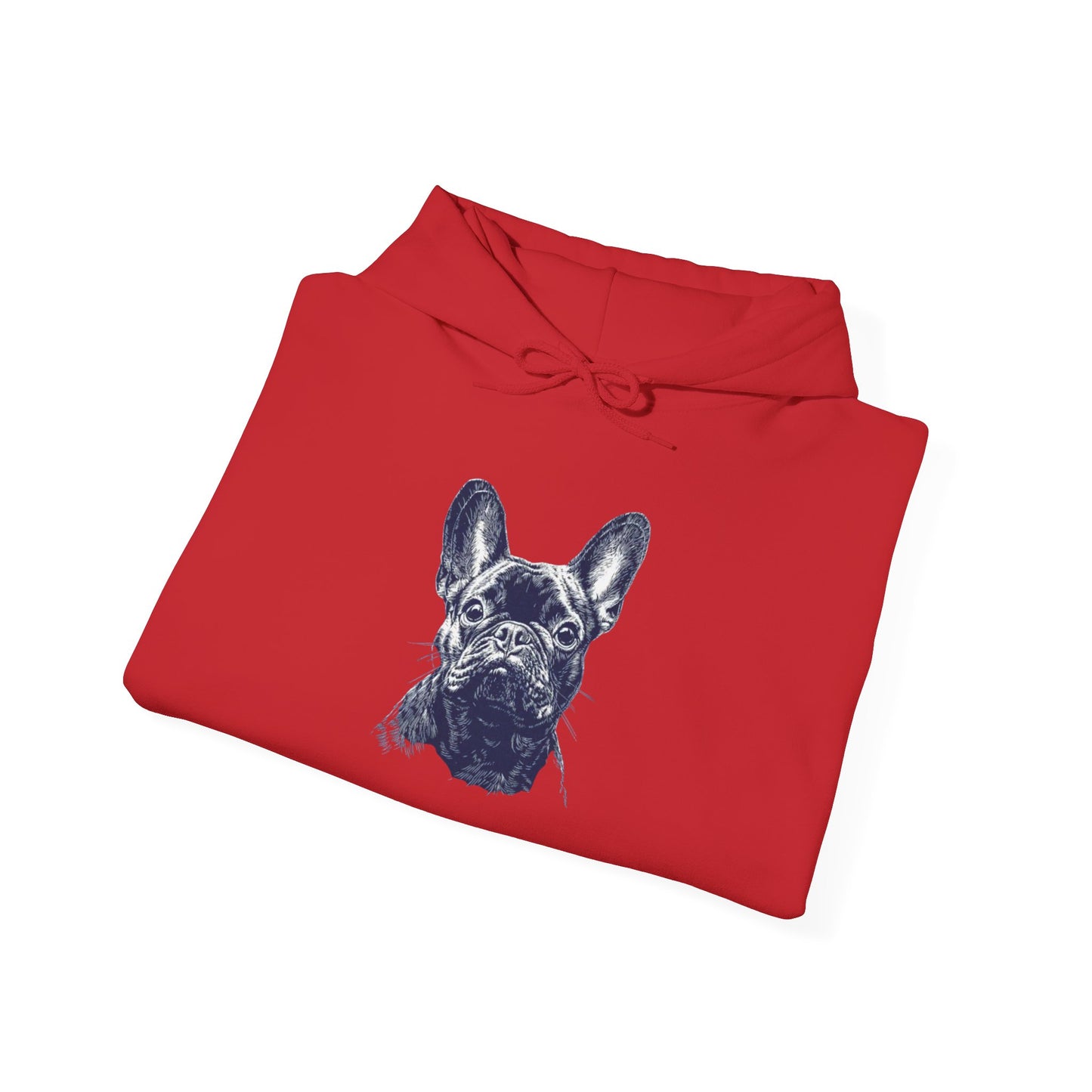 Classic Frenchie Portrait Hoodie - French Bulldog Lover Sweatshirt