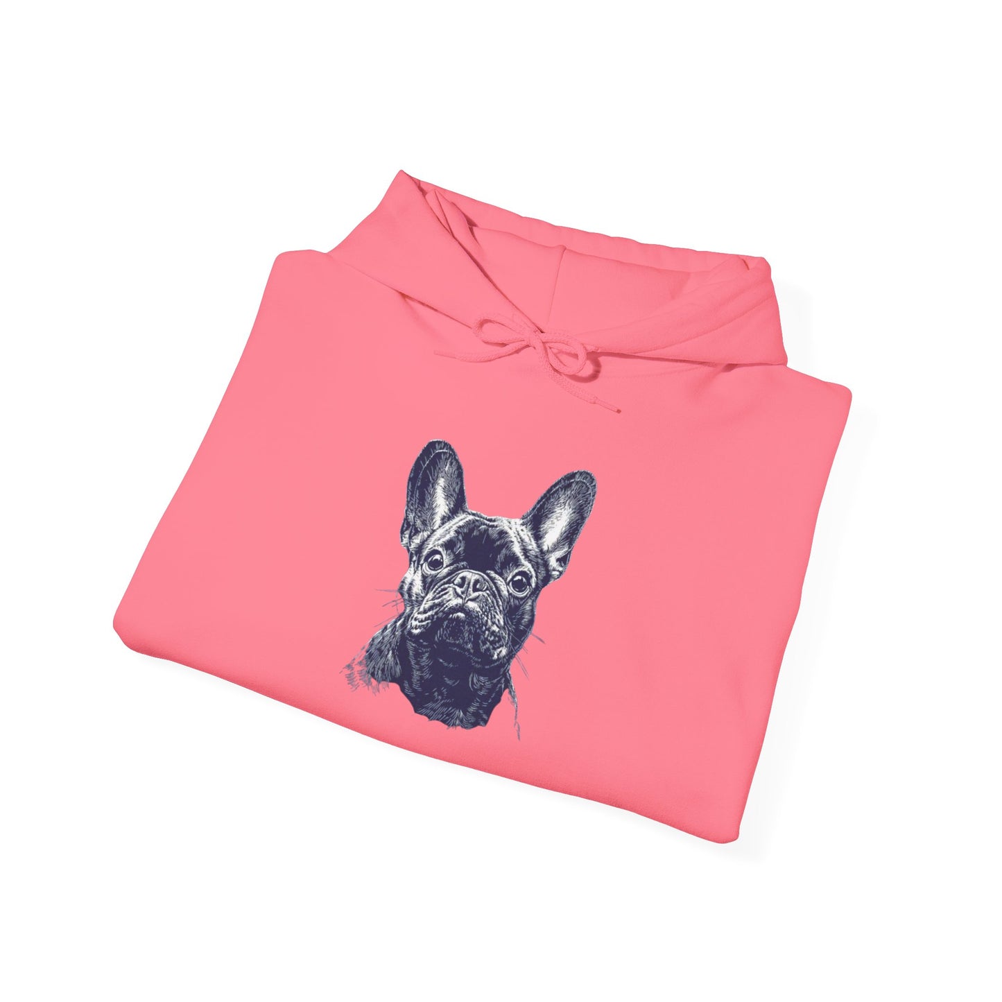 Classic Frenchie Portrait Hoodie - French Bulldog Lover Sweatshirt