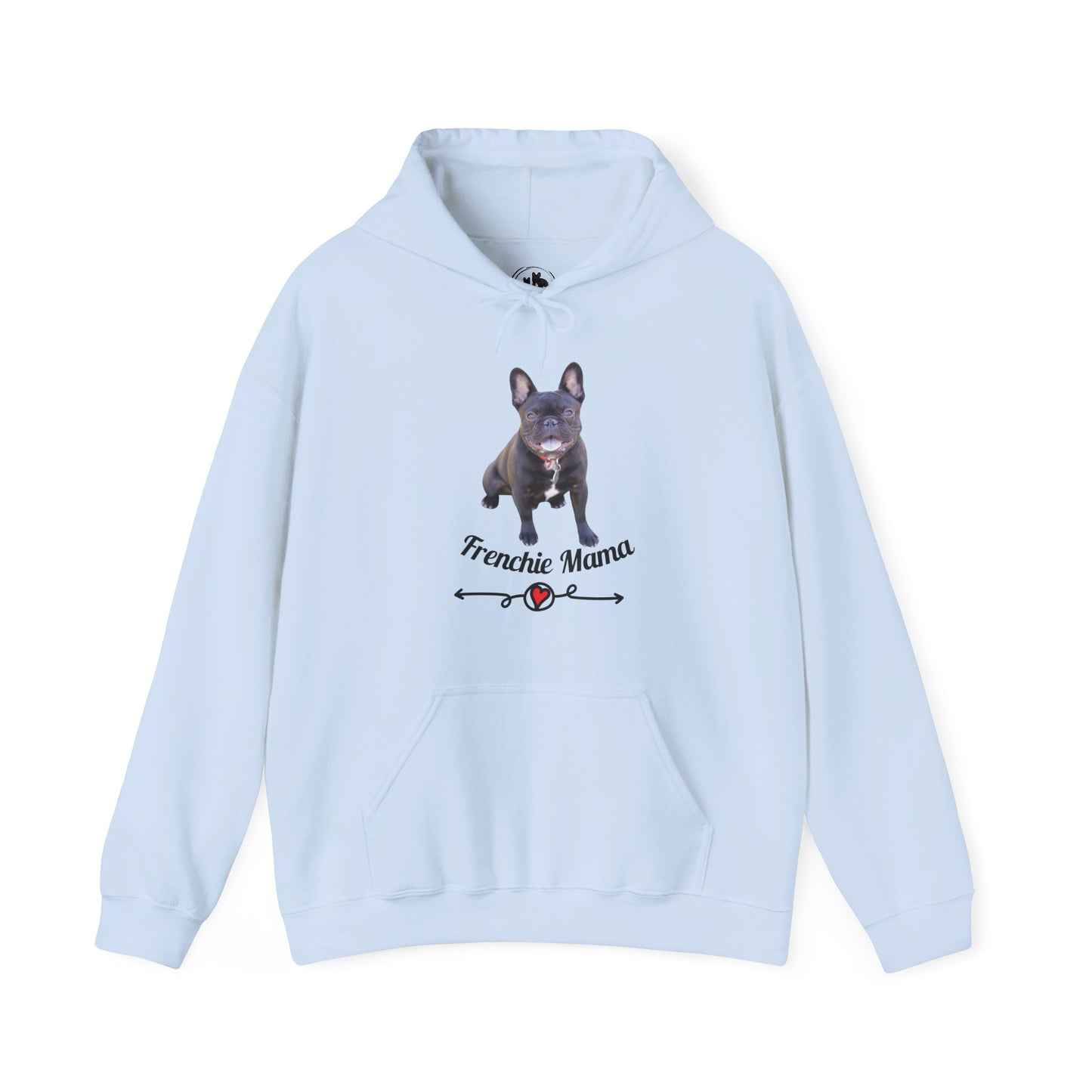 Frenchie Mama Unisex Heavy Blend Hoodie - Cozy Pet Lover Sweatshirt