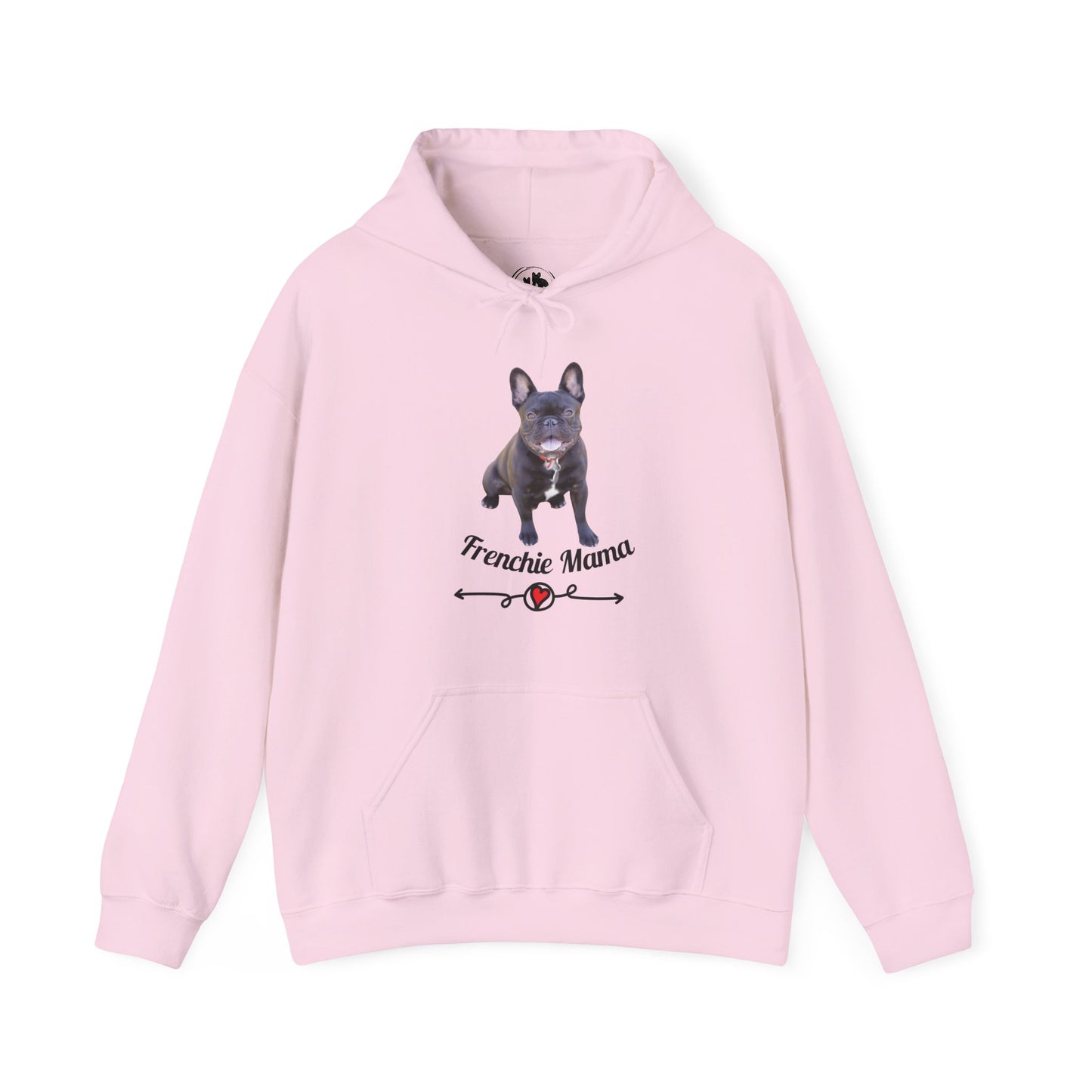 Frenchie Mama Unisex Heavy Blend Hoodie - Cozy Pet Lover Sweatshirt