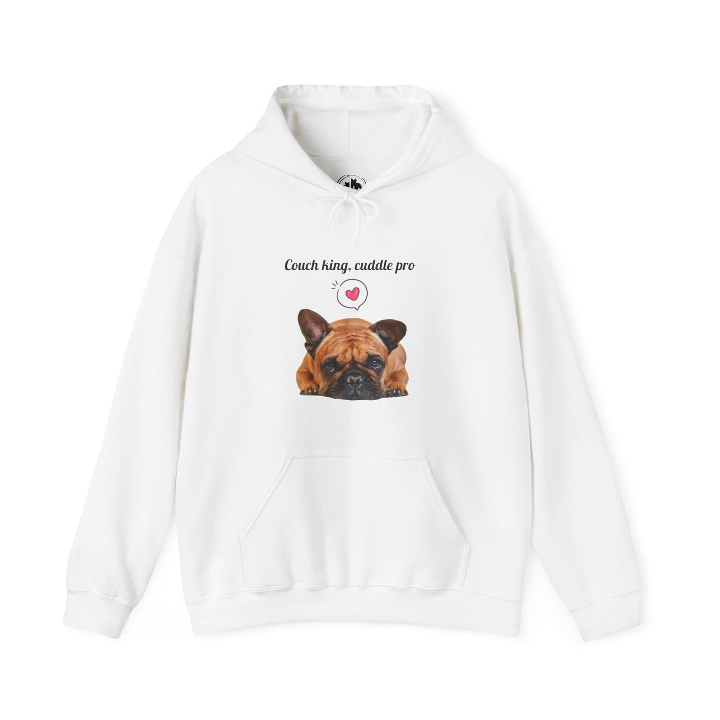 Couch King Cuddle Pro French Bulldog Hoodie - Cozy Sweatshirt