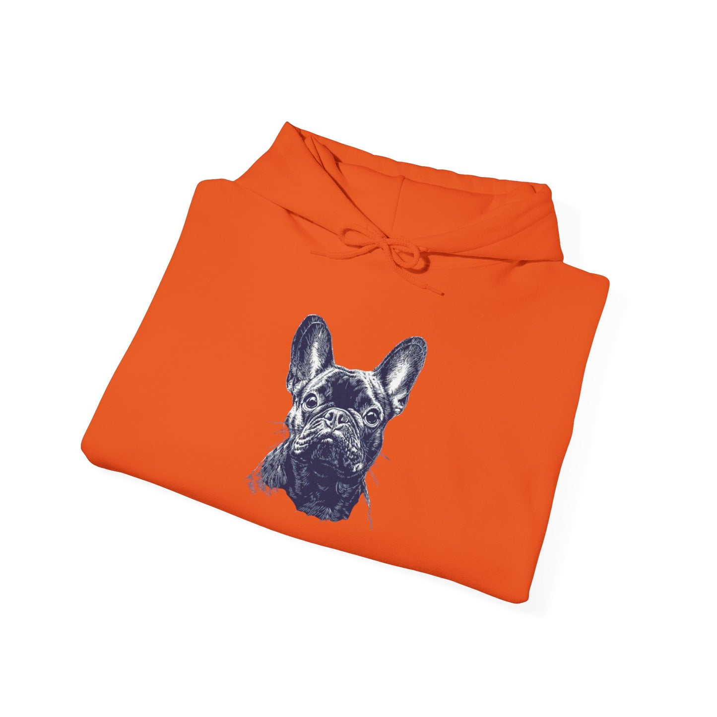 Classic Frenchie Portrait Hoodie - French Bulldog Lover Sweatshirt