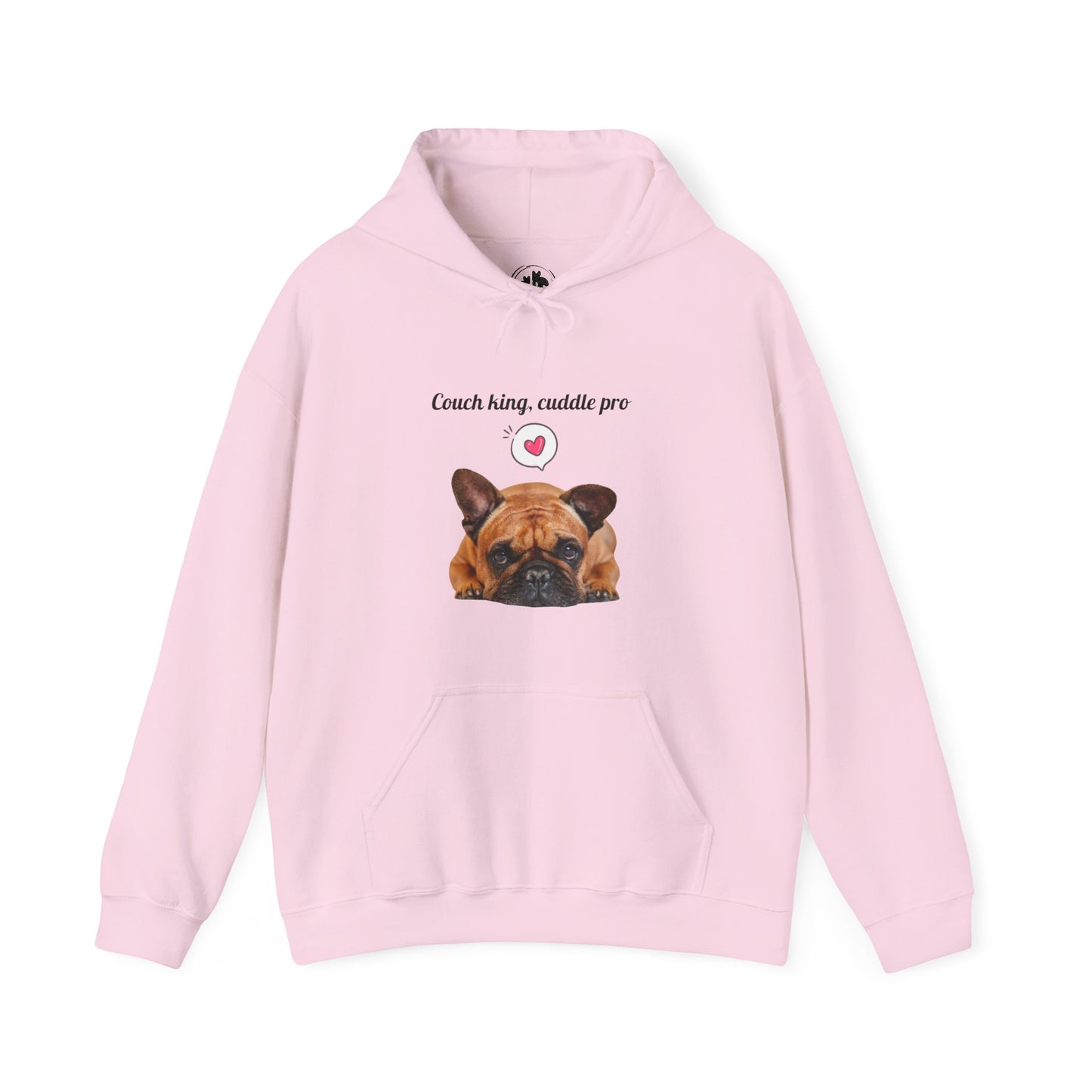 Couch King Cuddle Pro French Bulldog Hoodie - Cozy Sweatshirt