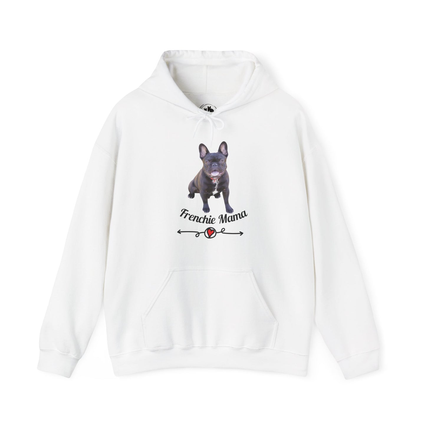 Frenchie Mama Unisex Heavy Blend Hoodie - Cozy Pet Lover Sweatshirt