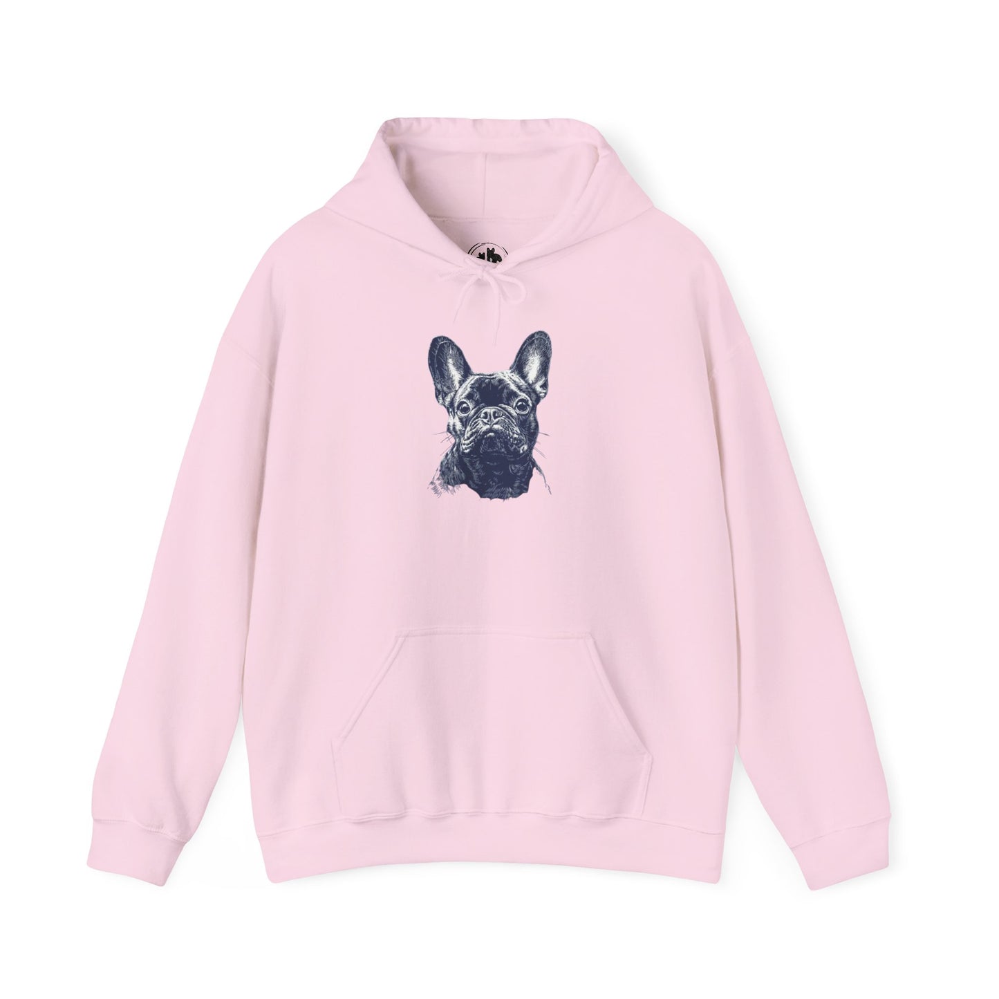 Classic Frenchie Portrait Hoodie - French Bulldog Lover Sweatshirt