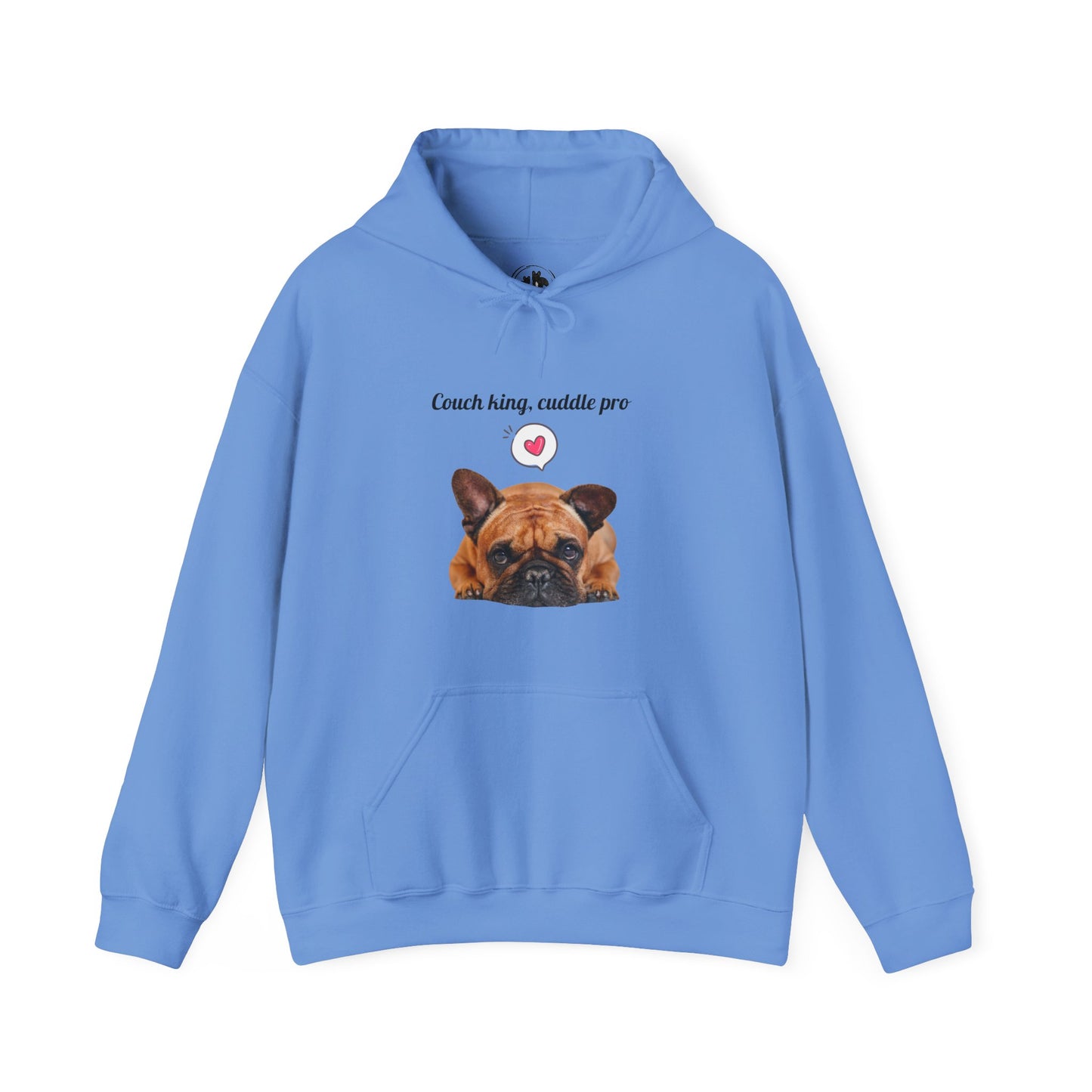 Couch King Cuddle Pro French Bulldog Hoodie - Cozy Sweatshirt