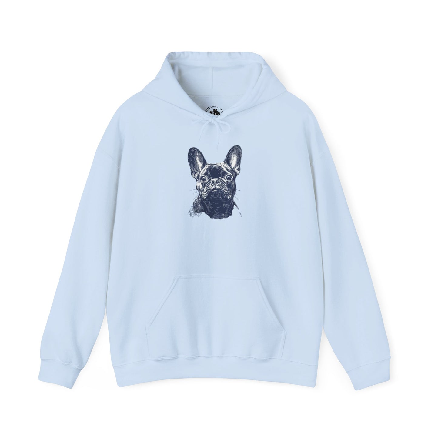 Classic Frenchie Portrait Hoodie - French Bulldog Lover Sweatshirt