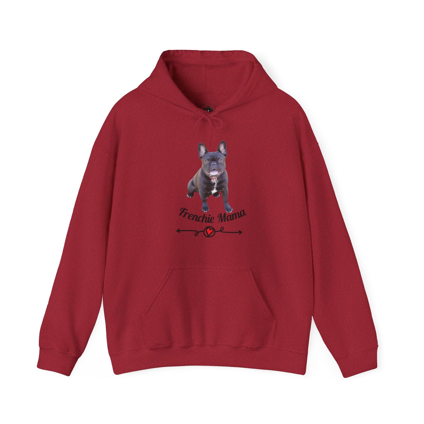 Frenchie Mama Unisex Heavy Blend Hoodie - Cozy Pet Lover Sweatshirt