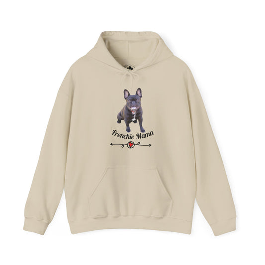 Frenchie Mama Unisex Heavy Blend Hoodie - Cozy Pet Lover Sweatshirt