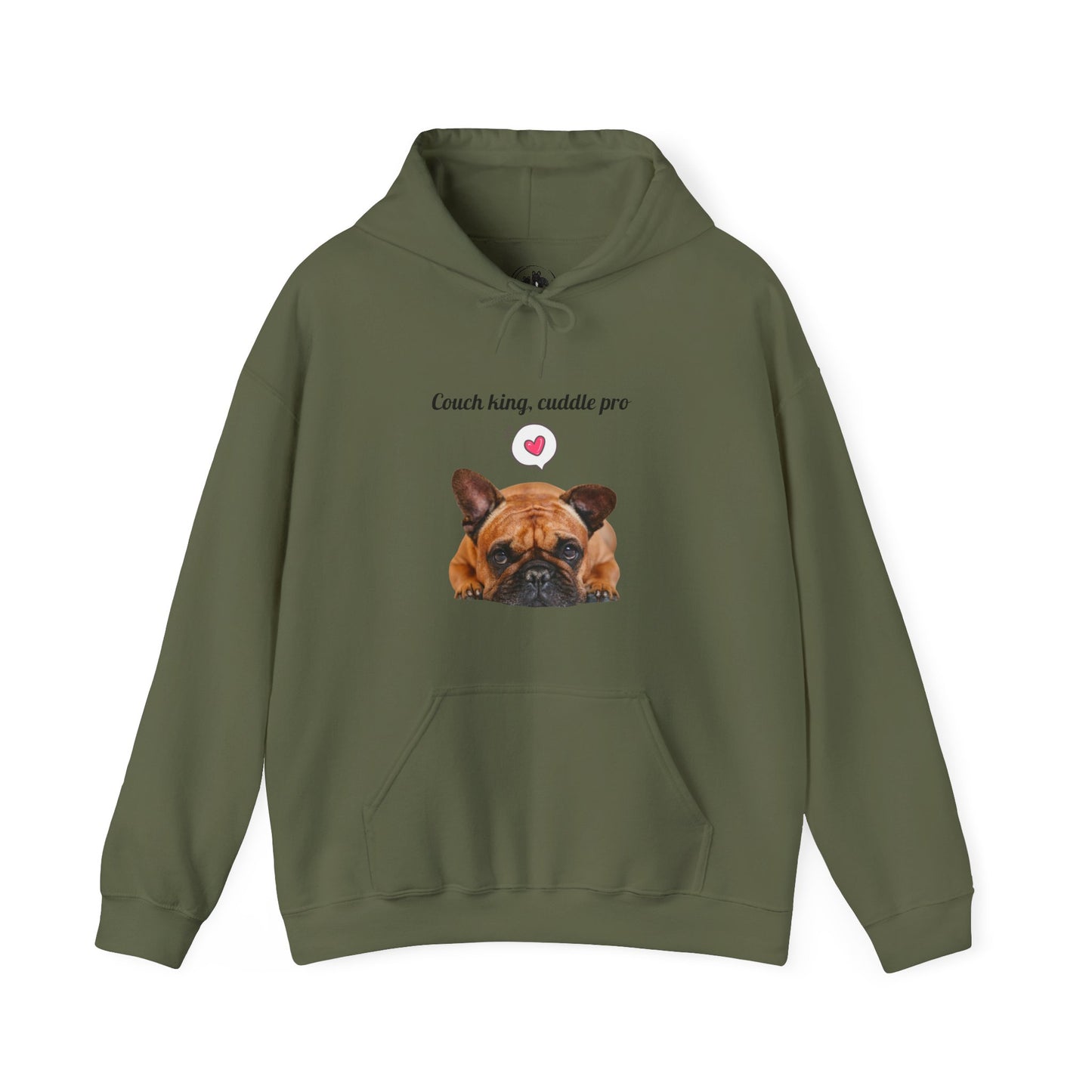 Couch King Cuddle Pro French Bulldog Hoodie - Cozy Sweatshirt