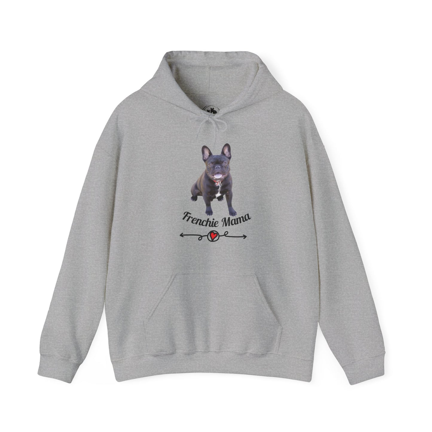 Frenchie Mama Unisex Heavy Blend Hoodie - Cozy Pet Lover Sweatshirt