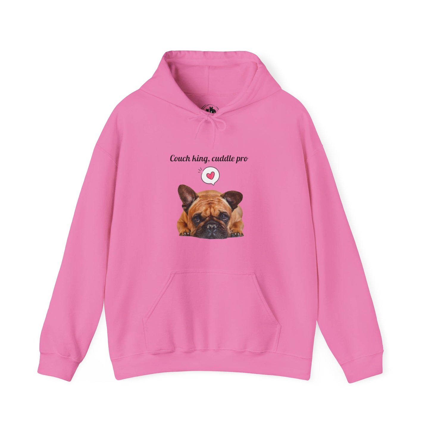 Couch King Cuddle Pro French Bulldog Hoodie - Cozy Sweatshirt