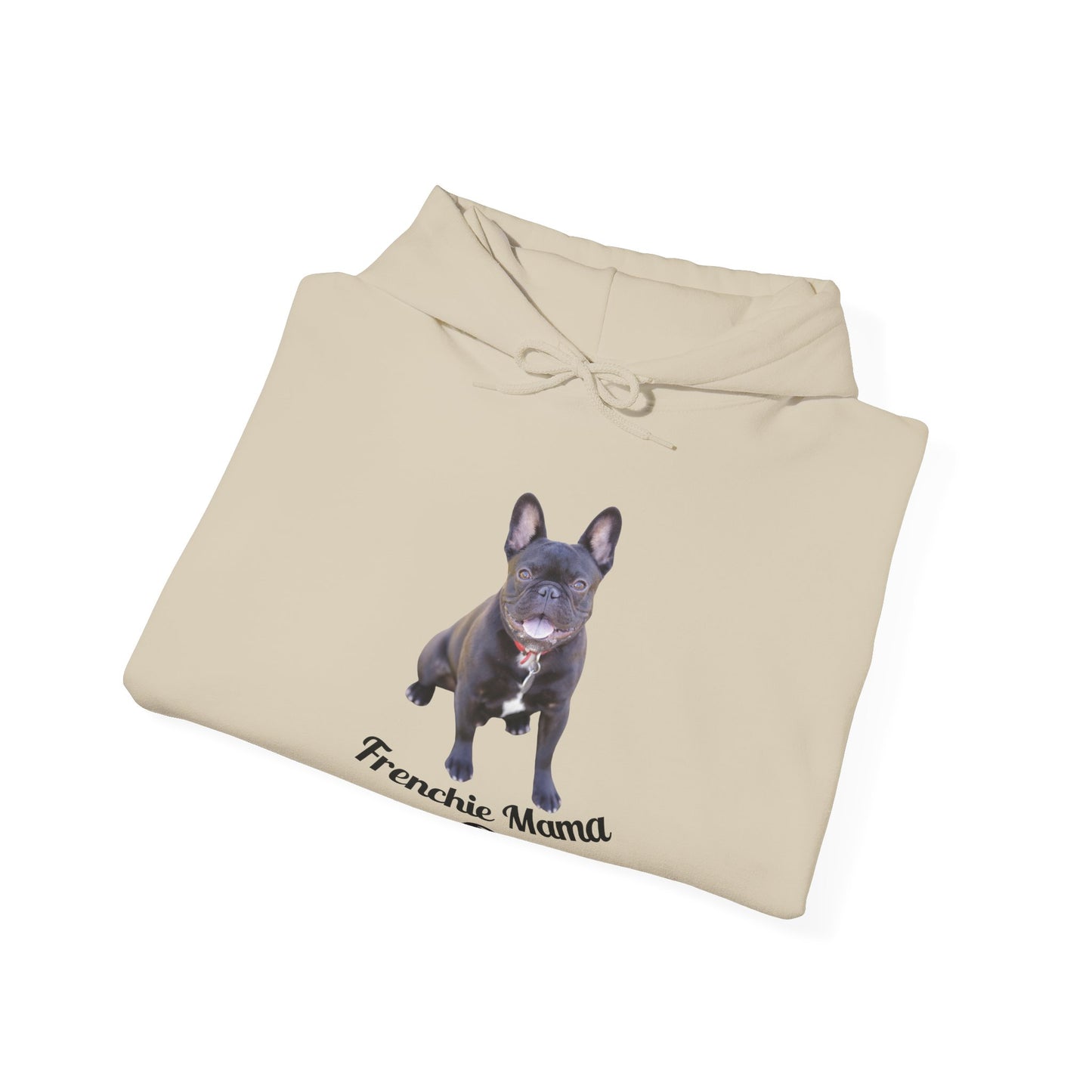 Frenchie Mama Unisex Heavy Blend Hoodie - Cozy Pet Lover Sweatshirt