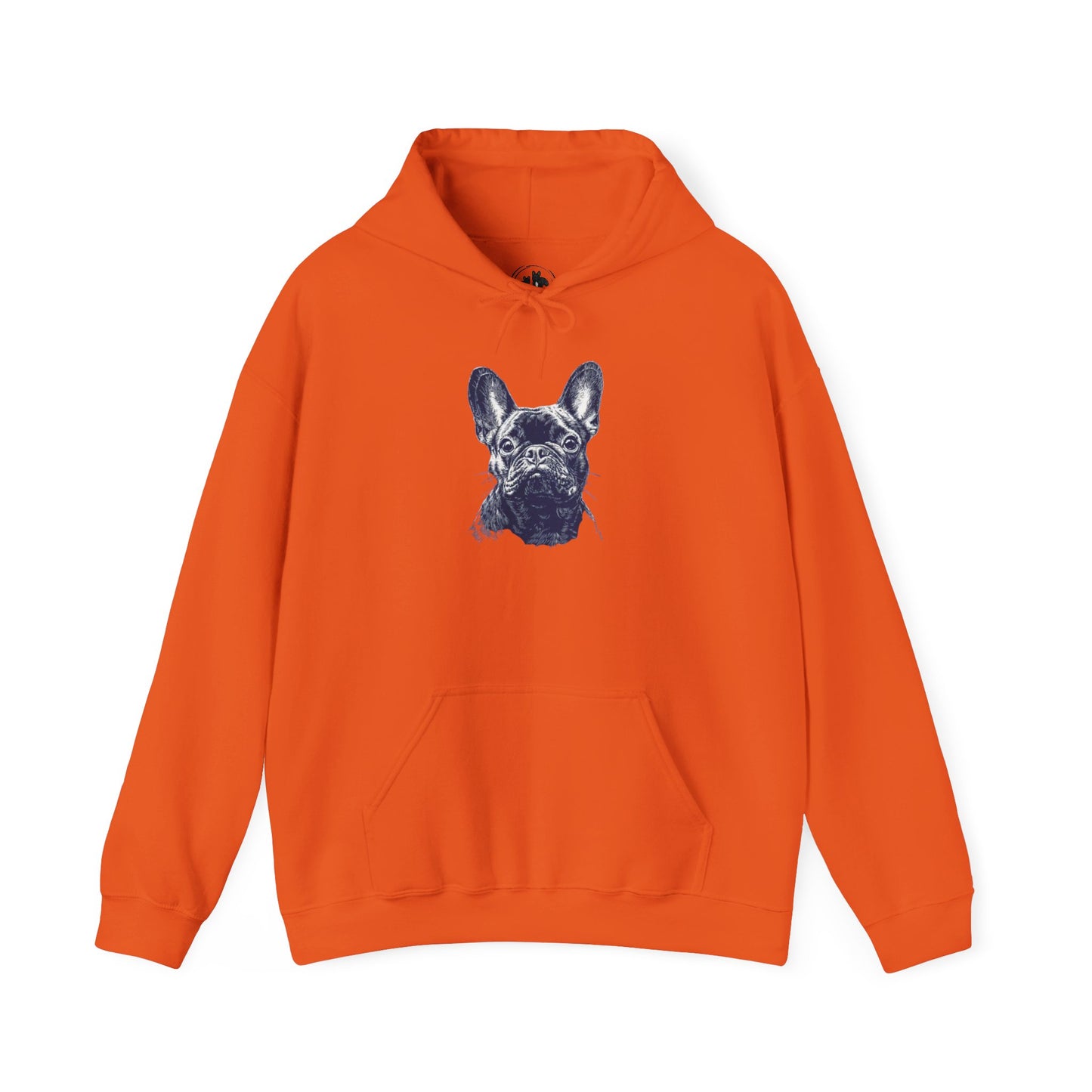 Classic Frenchie Portrait Hoodie - French Bulldog Lover Sweatshirt